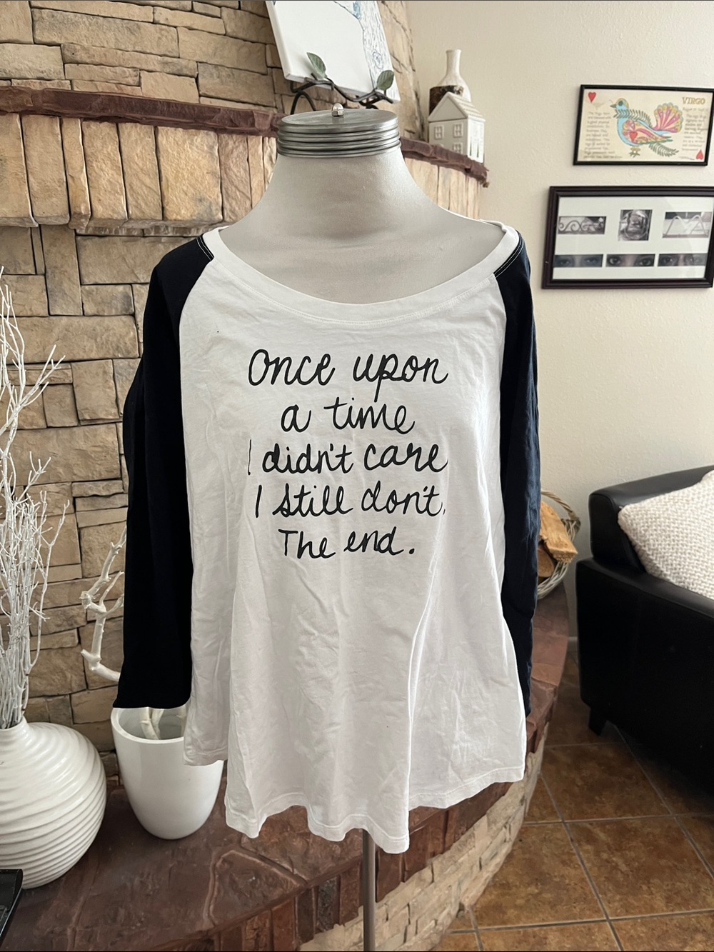 Torrid Once Upon A Time Raglan Tee White Size 1